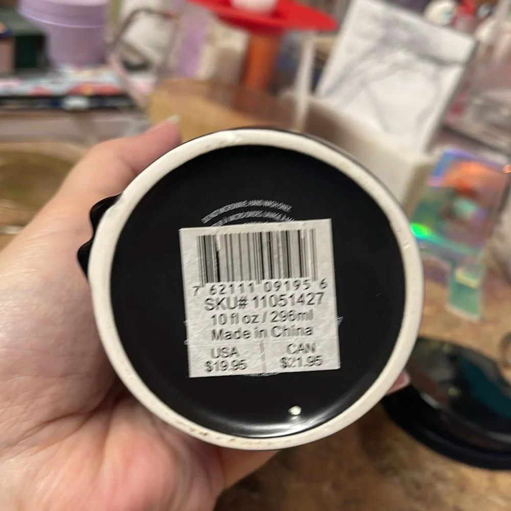 Starbucks Matte Black Studded Ceramic Tumbler- Dot Collection 2015